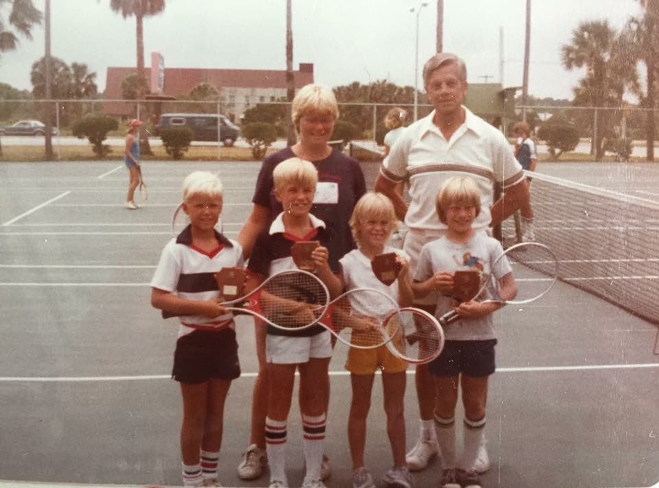 Old Photo of Tennis Players